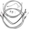 Burly Cable/Brake Line Kit for 13" Ape Hangers Stainless Braid #B30-1119
