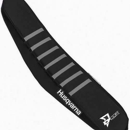 Dcor Ribbed Seat Cover Black/Black/Gray Husqvarna TC 250/TC 125/FC 250/FC