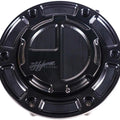 Hofmann Designs 6-Point Moto Gas Cap Assembly w/o Breather Tube Black #HDB-1088B