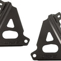 Works Connection Radiator Brace Kit Black #18-B301 for Kawasaki