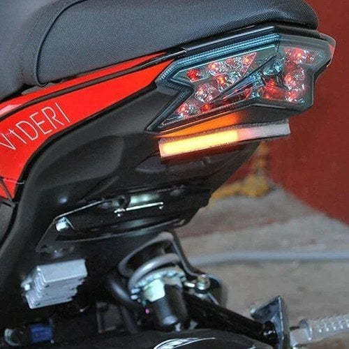 New Rage Cycles Fender Eliminator w/Standard License Bracket for Kawasaki Z125