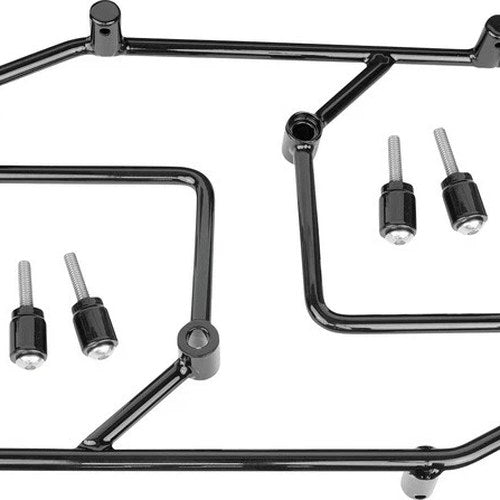 Burly Voyager Saddlebag Mount Kit Black #B15-1070B fits Honda