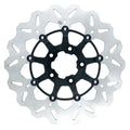 GBrakes Floating Wave Brake Rotor 11.8" Rear CC Black/Silver #GBDU015