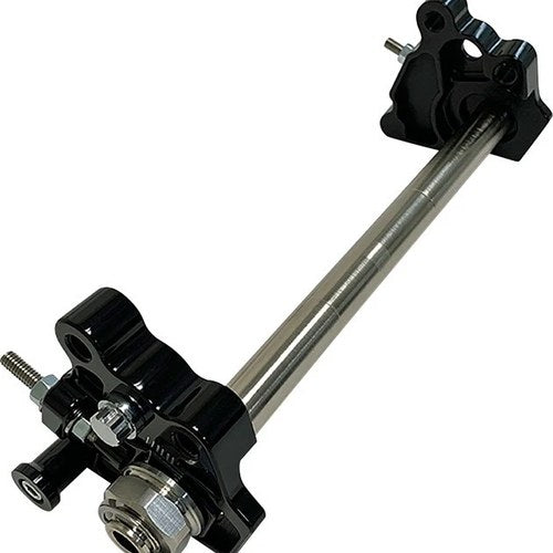 Hawg Halters Axle Adjuster With Integral Shock Relocator Kit Black #AXADJ-A01-AS