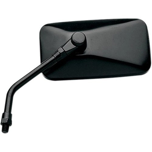 Emgo Cruiser Mirror Rectangular 10mm Steel Black Universal
