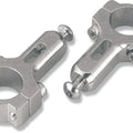 Moose Standard Inner Handguard Mount Clamps 7/8" Silver