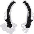 Acerbis X-Grip Frame Guards White/Black KTM/Gas/Husqvarna 65 SX/MC 65/TC 65