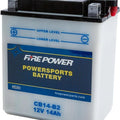 Wps Fire Power CB14-B2 Battery #CB14-B2 for Honda VT800C Shadow 800 1988