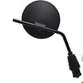 Parts Unlimited Dual Sport Mirror Yamaha Reverse Thread Matte Black