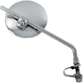 Emgo Universal Clamp-On Mirror Round 7/8" Chrome
