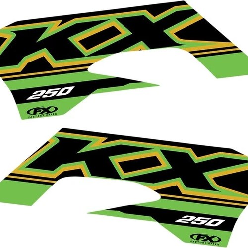 Factory Effex 21 Replica Graphics Kit #24-05130 for Kawasaki KX250 4-Stroke 2020