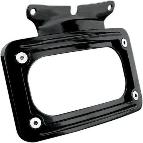 Kuryakyn Curved License Plate Frame Black #3149 Harley Davidson