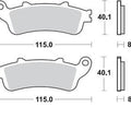 Braking CM55 Brake Pads #813CM55 for Honda FSC600 Silver Wing 2002-2007