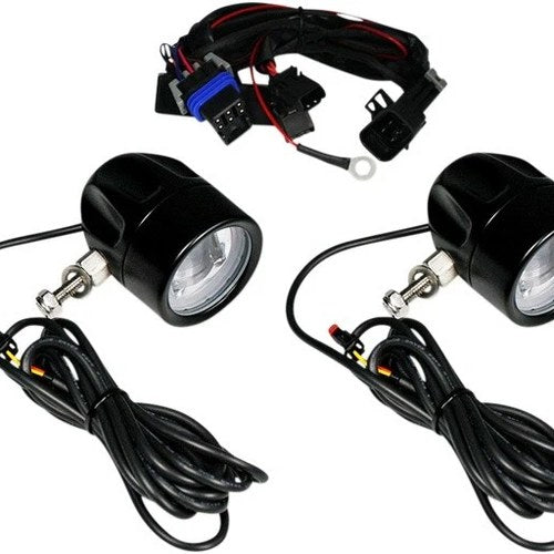 Custom Dynamics ProBEAM LED Halo Fog Lights Black #PB-FOG-IND-B Indian