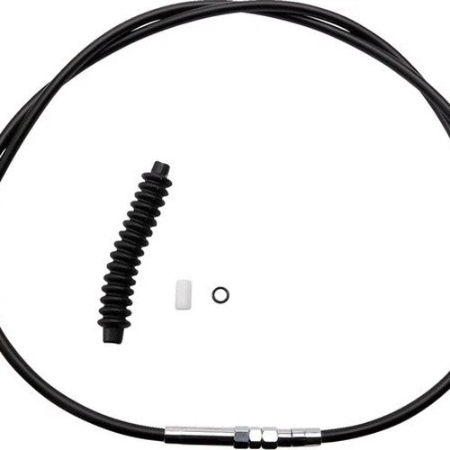 Drag Specialties Black Vinyl Clutch Cable 72-11/16" Black 211822 Harley Davidson