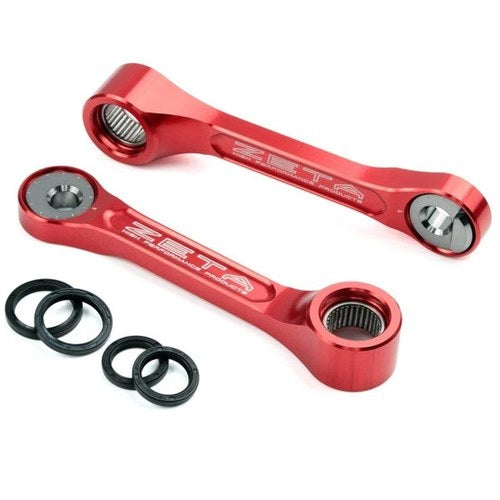 Zeta Adjustable Lowering Link Kit Red #ZE56-01042 fits Honda Crf 450/CRF 250
