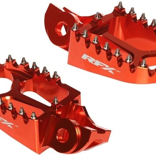 Rfx Pro Aluminum Footpegs Orange #FXFR 50300 99OR KTM