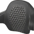 Saddlemen RoadSofa HC Tour-Pak Backrest Pad Silver Stitch 285081 Harley Davidson