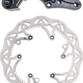 GBrakes Solid Wave Brake Rotor Kit 280mm Front Silver #GBDOS224