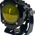Custom Dynamics Universal Shark Demon Offroad LED Fog Light Gloss Black/Yellow