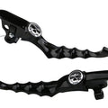 Kuryakyn Zombie Lever Set Gloss Black #10186-2 Harley Davidson