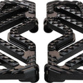 Flo Motorsports Savage Floorboards Black #V-800V5BLK Harley Davidson