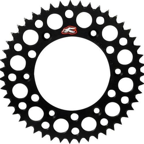 Renthal 428 Ultralight Aluminum Rear Sprocket 46T Black #441U-428-46GPBK