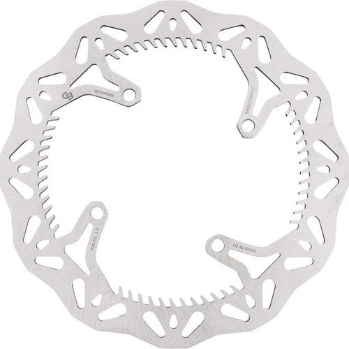 GBrakes Solid Wave Brake Rotor 270mm Front Silver #GBD9039X for Suzuki