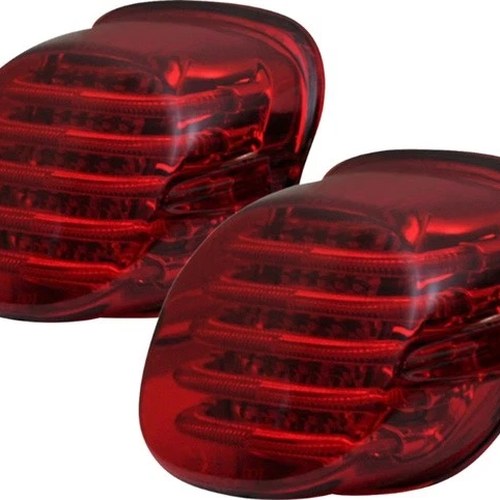 Custom Dynamics ProBEAM LED Low Profile Taillight Kit Red #TRIKE-KIT-1R