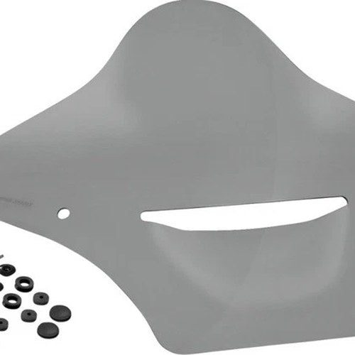 Memphis Shades Brl Race Bubble Windshield Vented Black MBR101312 Harley Davidson