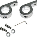 Custom Dynamics P-Clamp Engine Guard Fog Light Mounts 1.25" Chrome