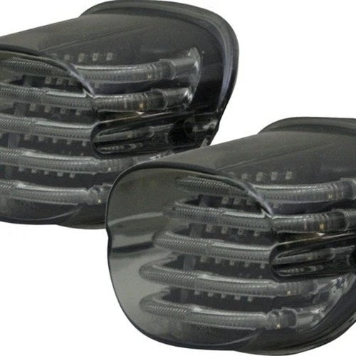 Custom Dynamics ProBEAM LED Squareback Taillight Kit Smoke #TRIKE-KIT-2S