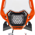 Acerbis Vsl Lumen-X LED Offroad/Enduro Headlight Orange