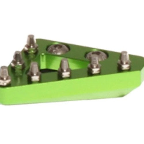Rfx Replacement Solid Brake Pedal Tip Rear Green