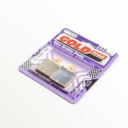 Brake Pads Racing Ceramic Carbon Goldfren S33-038 (EBC FA47)