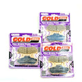 Brake Pad Set Sintered Frontx2 + Rear 3 Pair GoldFren S33-049 Ebc Equiv FA69/2