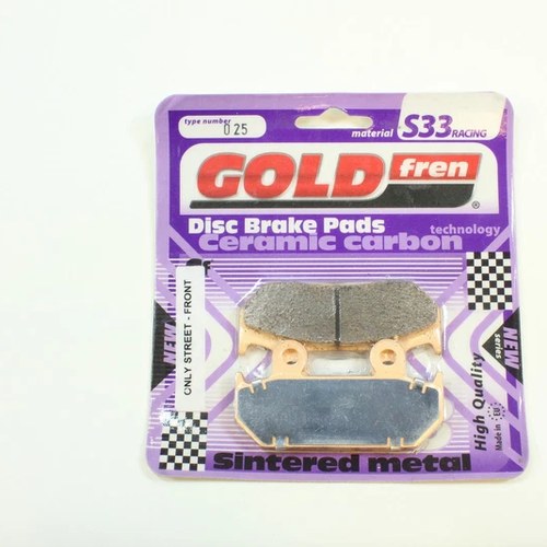 Brake Pads Racing Ceramic Carbon Goldfren S33-025 (EBC FA121 FA203)