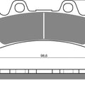 Goldfren 054-S33, VD258, FA190, FDB864, SBS683 Disc Pads (Pair)