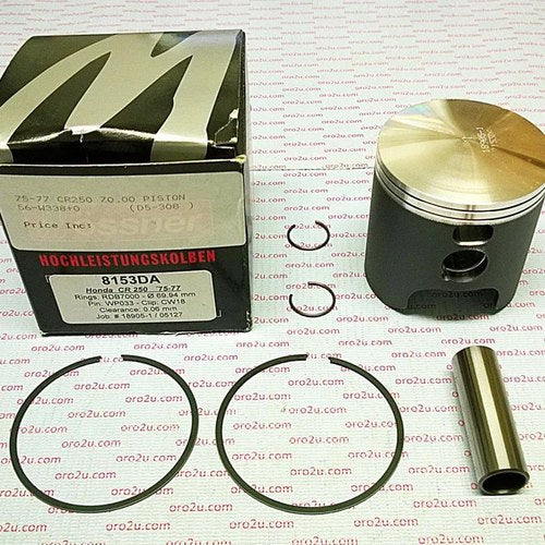 Piston Kit 75-77 CR250 70.00 Wossner Forged 8153DA