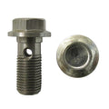 Banjo Bolt 10mm x 1.00mm Single Stainless with 12mm Hex Bolt (Per 5)