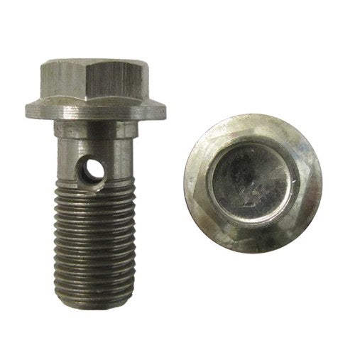 Banjo Bolt 10mm x 1.00mm Single Stainless with 12mm Hex Bolt (Per 5)