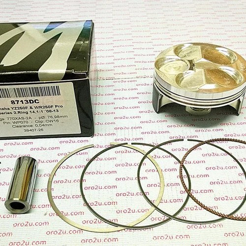 Piston Kit Yzf Wrf 250 2-RING Wossner 8713DB 08-13 77mm