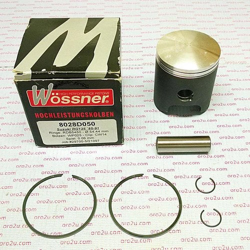 Piston Kit 85-91 RG125 55.00 Forged Wossner 8028D100