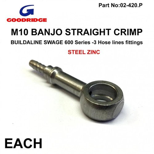 Banjo Straight Plated 0*