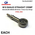 Banjo Straight Plated 0*