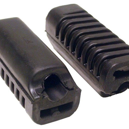 Footrest Rubbers 16mm Round Fitting & 105mm Long (Pair)