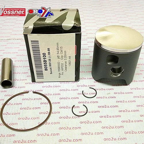 Piston Kit 89-99 RM125 54.00 C Wossner 8055DC Suzuki MX