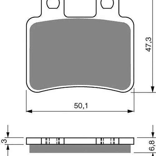 Goldfren 211-S33, FA350, SBS773, FDB2128, VD999 Disc Pads (Pair)