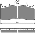 Goldfren AD318, FA613 as fitted to BMW K1600GT, GT-SE Disc Pads (Pair)