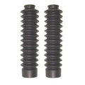 Fork Gaitors Small Black 225mm Long Top 26mm Bottom 45mm (Pair)